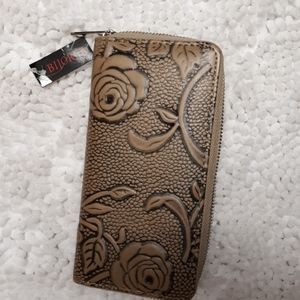 Tan Rose wallet